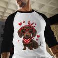 Dachshund Valentines Day Wiener Dog Lover Weenie Heart Raglan Baseball Tee Baseball Raglan Shirt Dachshund Valentines Day Wiener Dog Lover Weenie Heart Raglan Baseball Tee Baseball Raglan Shirt
