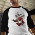 Dominican Republic Santa Christmas Baseball Beisbol Baseball Raglan Shirt Dominican Republic Santa Christmas Baseball Beisbol Baseball Raglan Shirt