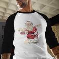 Dominican Santa Christmas Beisbol Baseball Dominicano Baseball Raglan Shirt Dominican Santa Christmas Beisbol Baseball Dominicano Baseball Raglan Shirt