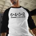 Double Play 6 4 3 2 Vintage Baseball Math Softball Player Premium Tri-Blend Baseball Raglan Shirt Double Play 6 4 3 2 Vintage Baseball Math Softball Player Premium Tri-Blend Baseball Raglan Shirt
