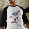 Drip Baseball For Boys Ice Cream Drip Youth Boys Sprinkles Baseball Raglan Shirt