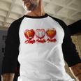 Drip Valentines Day Basketball Baseball Football Boy Men Kid Baseball Raglan Shirt