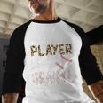 My Favorite Player Calls Me Granna Baseball Leopard Baseball Raglan Shirt