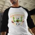 Football Referee Touchdown Baseball Homerun Frog Baseball Raglan Shirt