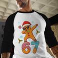 Gingerbread Six Seven 67 Ice Cream Drip Baseball Baseball Raglan Shirt Gingerbread Six Seven 67 Ice Cream Drip Baseball Baseball Raglan Shirt