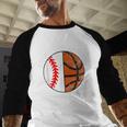 Granny Of Ballers Baseball Basketball Grandma Granny Baseball Raglan Shirt