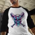 Halloween Baseball Skull Drip Baseball Lifestyle Boy Men Baseball Raglan Shirt Halloween Baseball Skull Drip Baseball Lifestyle Boy Men Baseball Raglan Shirt