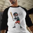Halloween Skeleton Playing Baseball 67 Six Seven Meme Baseball Raglan Shirt Halloween Skeleton Playing Baseball 67 Six Seven Meme Baseball Raglan Shirt