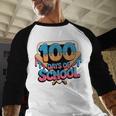 Happy 100 Days Of School Baseball Drip For Kids Teachers Baseball Raglan Shirt Happy 100 Days Of School Baseball Drip For Kids Teachers Baseball Raglan Shirt
