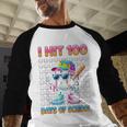 I Hit 100 Days Of School Baseball Ice Cram Drip 100th Boys Baseball Raglan Shirt I Hit 100 Days Of School Baseball Ice Cram Drip 100th Boys Baseball Raglan Shirt