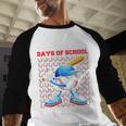 I Hit 100 Days Of School Baseball Player Kids Boys Son Baseball Raglan Shirt I Hit 100 Days Of School Baseball Player Kids Boys Son Baseball Raglan Shirt