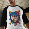 HUGvyn 7th Birthday Baseball Ice Cream Drip Number 7 Kid Boy Baseball Raglan Shirt HUGvyn 7th Birthday Baseball Ice Cream Drip Number 7 Kid Boy Baseball Raglan Shirt