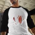It's My 8th Birthday Baseball Football Heart 8 Year Old Baseball Raglan Shirt It's My 8th Birthday Baseball Football Heart 8 Year Old Baseball Raglan Shirt