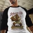 Johnson City Woodboogers Retro Baseball Club Baseball Raglan Shirt Johnson City Woodboogers Retro Baseball Club Baseball Raglan Shirt