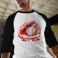 Kid Drip Ice Cream Baseball Heart Catcher Valentines Day Boy Baseball Raglan Shirt