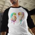 Kids Meme 67 Number Six 6 Seven 7 Ice Cream Drips Baseball Baseball Raglan Shirt
