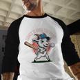 Knock It Outa The Park Baseball Goat Home Run Baseball Raglan Shirt Knock It Outa The Park Baseball Goat Home Run Baseball Raglan Shirt