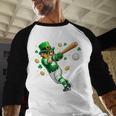 Leprechaun Play Baseball St Patrick's Day Men Kid Boys Baseball Raglan Shirt Leprechaun Play Baseball St Patrick's Day Men Kid Boys Baseball Raglan Shirt