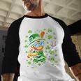 Leprechaun Playing Baseball Happy St Patricks Day Men Boys Baseball Raglan Shirt Leprechaun Playing Baseball Happy St Patricks Day Men Boys Baseball Raglan Shirt