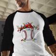 Most Likely To Play Baseball With Santa Christmas Xmas Baseball Raglan Shirt Most Likely To Play Baseball With Santa Christmas Xmas Baseball Raglan Shirt