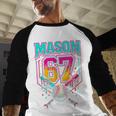 Mason 67 Ice Cream Drip Baseball Ice Cream Drip Baseball Raglan Shirt Mason 67 Ice Cream Drip Baseball Ice Cream Drip Baseball Raglan Shirt
