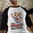 Take Meowt To The Ball Game Tee Slugger Cat Baseball Baseball Raglan Shirt