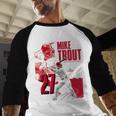 Mike Trout Los Angeles A MLB Baseball Players MLBMTR304N Baseball Raglan Shirt