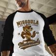 Missoula Mudweasels Retro Minor League Baseball Baseball Raglan Shirt Missoula Mudweasels Retro Minor League Baseball Baseball Raglan Shirt