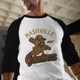 Nashville Gnawers Retro Minor League Baseball Baseball Raglan Shirt