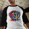 Number 67 Baseball Glove Ice Cream Drip Six Seven Meme Baseball Raglan Shirt Number 67 Baseball Glove Ice Cream Drip Six Seven Meme Baseball Raglan Shirt