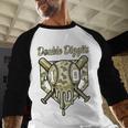 Old School Camo Baseball Drip Double Digits 10th Birthday Baseball Raglan Shirt Old School Camo Baseball Drip Double Digits 10th Birthday Baseball Raglan Shirt