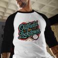 Outfield On Lockdown Baseball Defense Sports Baseball Raglan Shirt