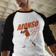 Pete Alonso Baltimore Baseball Players MLBPAL201M Baseball Raglan Shirt