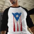 Puerto Rican Baseball Bats Puerto Rico Flag Pride BéIsbol Baseball Raglan Shirt Puerto Rican Baseball Bats Puerto Rico Flag Pride BéIsbol Baseball Raglan Shirt