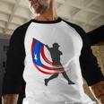 Puerto Rico Baseball Flag Player Boricua Heritage Sports Baseball Raglan Shirt Puerto Rico Baseball Flag Player Boricua Heritage Sports Baseball Raglan Shirt