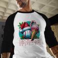 Respect The Drip Baseball Christmas Holiday Baseball Raglan Shirt
