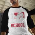 Retro 100 Days Of School Baseball Teacher Student 100 Days Baseball Raglan Shirt Retro 100 Days Of School Baseball Teacher Student 100 Days Baseball Raglan Shirt