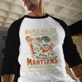 Retro Minor League Maple Valley Martians Baseball Club Baseball Raglan Shirt Retro Minor League Maple Valley Martians Baseball Club Baseball Raglan Shirt