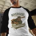 Riverside Ravagers Retro Minor League Baseball Baseball Raglan Shirt Riverside Ravagers Retro Minor League Baseball Baseball Raglan Shirt