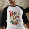 Santa Baseball Football Soccer Pajamas Ho Ho Christmas Xmas Baseball Raglan Shirt Santa Baseball Football Soccer Pajamas Ho Ho Christmas Xmas Baseball Raglan Shirt