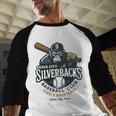 Sioux City Silverbacks Retro Minor League Baseball Baseball Raglan Shirt