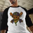 Six Seven 6 7 Baseball Skull Drip Halloween Horror Sports Baseball Raglan Shirt Six Seven 6 7 Baseball Skull Drip Halloween Horror Sports Baseball Raglan Shirt