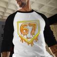 Six Seven 67 Meme Gen Alpha Slang Baseball 101 Baseball Raglan Shirt Six Seven 67 Meme Gen Alpha Slang Baseball 101 Baseball Raglan Shirt