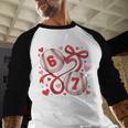Six Seven Baseball Lover Sports Red Heart Bow Valentine Girl Baseball Raglan Shirt Six Seven Baseball Lover Sports Red Heart Bow Valentine Girl Baseball Raglan Shirt