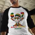 Six Seven History Month Baseball Drip Sports Baseball Raglan Shirt