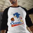 Sonic The Hedgehog Sonic Baseball Est 1991 Baseball Raglan Shirt Sonic The Hedgehog Sonic Baseball Est 1991 Baseball Raglan Shirt