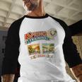 Spring Training 2026 Retro Postcard Baseball Premium Tri-Blend Baseball Raglan Shirt