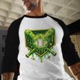 St Patrick's Day Baseball Boys Ice Cream Drip Youth Kids Baseball Raglan Shirt St Patrick's Day Baseball Boys Ice Cream Drip Youth Kids Baseball Raglan Shirt