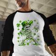 St Patricks Day Baseball Skeleton Irish Leprechaun Hat Boys Baseball Raglan Shirt St Patricks Day Baseball Skeleton Irish Leprechaun Hat Boys Baseball Raglan Shirt