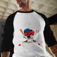Stealing Hearts & Bases Valentine’s Day Baseball Love Baseball Raglan Shirt